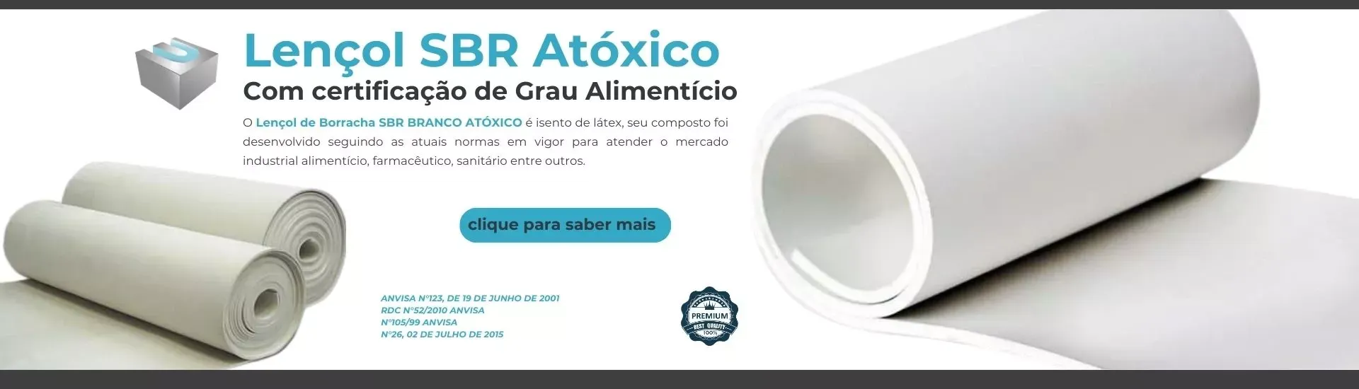 Imagem Ilustrativa de Lençol SBR Atóxico