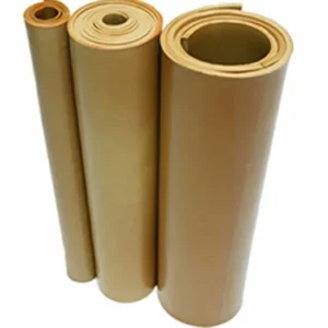 Lençol de borracha ambar