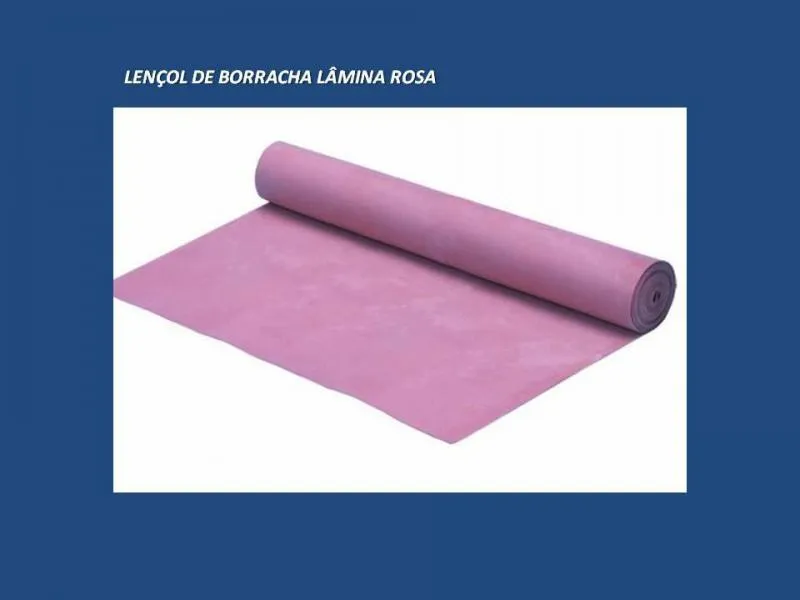 Lençol de borracha sintética