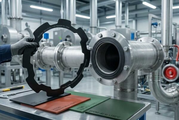 Lençol de borracha para vedação técnica industrial